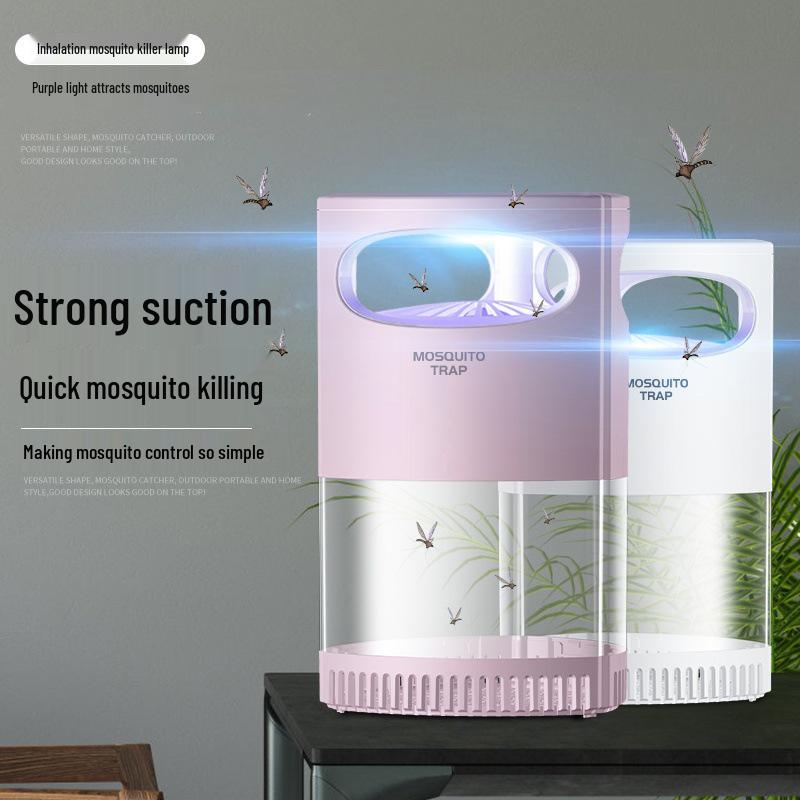 USB-Powered Photocatalytic Mosquito Trap Lamp: Indoor/Outdoor Electric Mosquito Catcher with Suction Technology.
