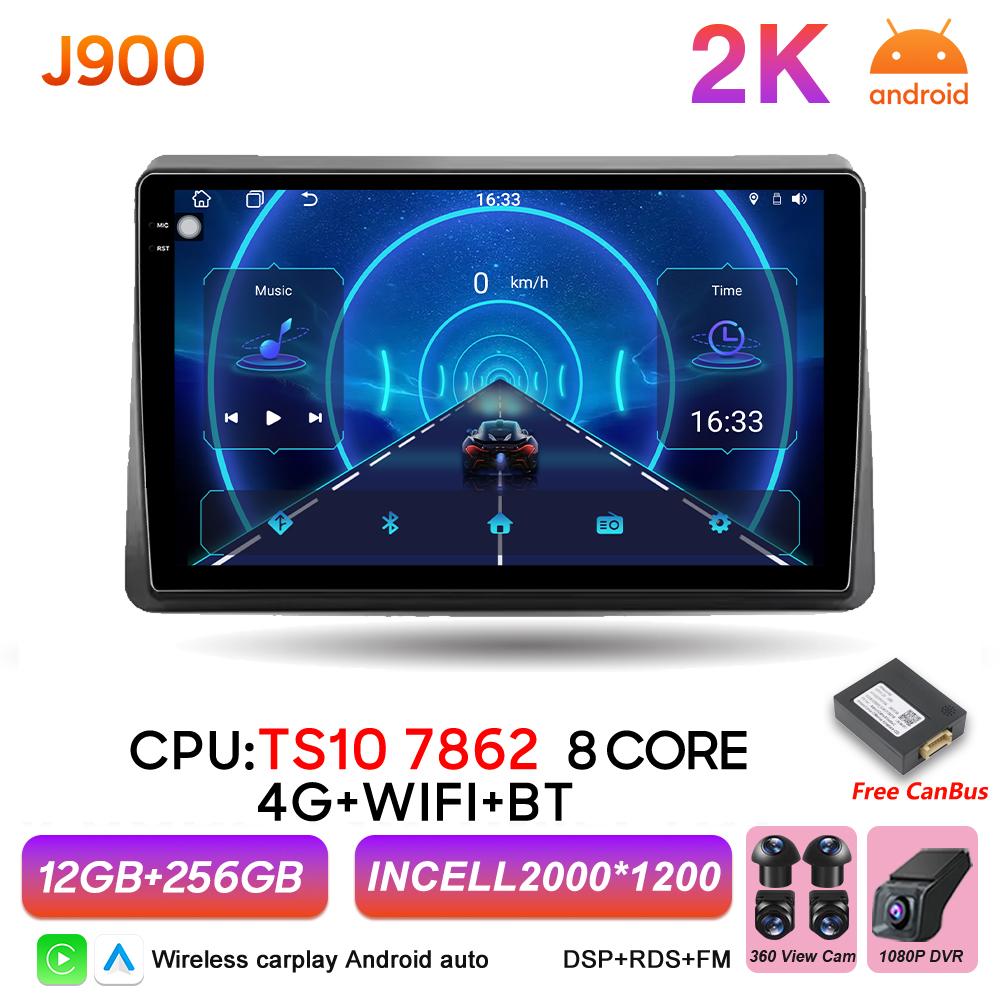 Android 16 Car Radio For For Renault Master 2019 2020 2021 2022 Multimedia Player BT Carplay GPS Navigation Stereo DSP Head Unit