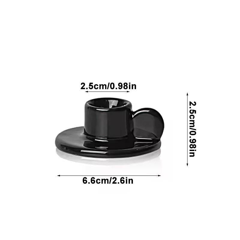 Romantic Ceramic Candle Holder Nordic Style Multifunctional Table Decoration