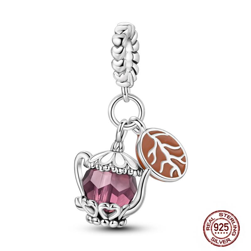 Ежедневные статьи Медные розовые парфюмерные шармы Камера Гантель Смарт-часы Бусины Подходят для оригинальных браслетов DIY Ювелирный подарок