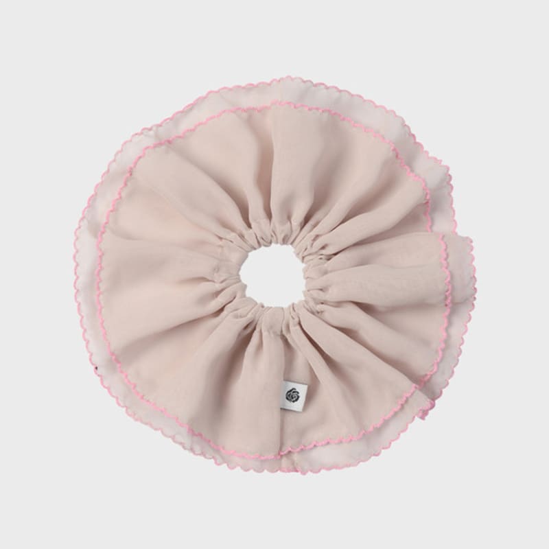 Eireve ПИКОТ ШИФОНОВАЯ ОБОРОЧКА СКРАНЧИ (PINK)