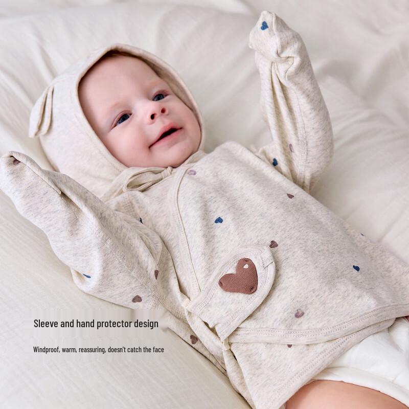 Babylove Newborn Infant Long-Sleeve V-Neck Lounge Shirt