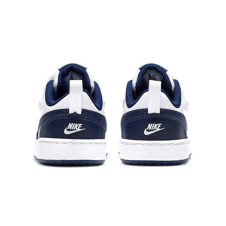Nike Детские кроссовки Court Borough Low 2 TD White Signal Blue Blue-Void BQ5453-107
