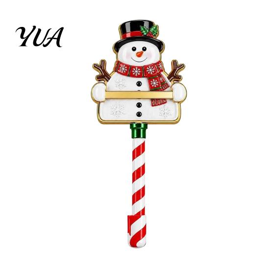 Christmas Character Payment Wand Wand, Festive Credit Card Holder for Readers, Reindeer Holiday Retail Store Accessory Snowman Snowflake