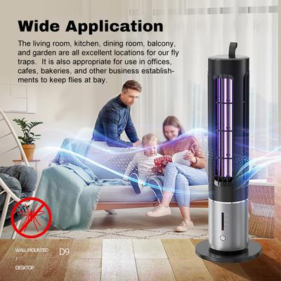 Двойное применение ловушки для уничтожения комаров со светодиодной подсветкой, перезаряжаемая ловушка для насекомых с 3 таймерами