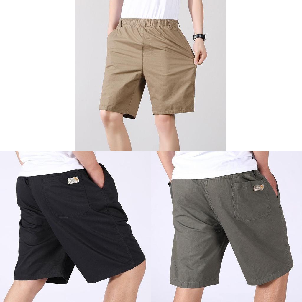Tk Japanese Straight Fit Cargo Shorts With Multipockets For Summer Casual Wear