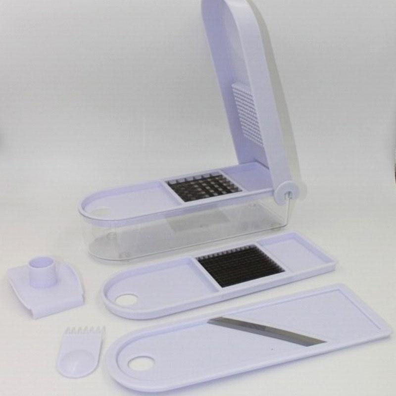 Ручная ломтерезка для огурцов из нержавеющей стали, многофункциональная овощерезка для картофеля, чеснока, моркови, имбиря и т. д.