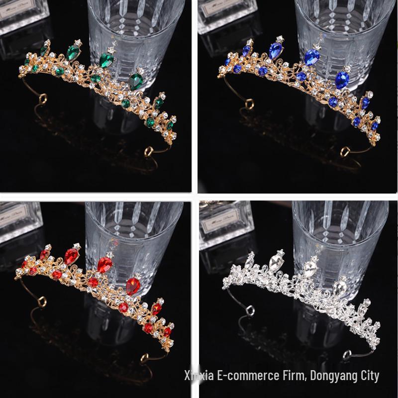 Children's Princess Birthday Crown Set: Includes Crown, Headband, Necklace & Earrings