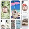 Черный чехол из ТПУ для OPPO A11S A15 A15S A16 A16S A16K A16E K3 K10 K9S ACE2 5G Hedgehog