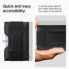 Spigen AirTag Case, Card Storage, Bill Holder, Wallet with Band, Loss Prevention, Shockproof, RFID Card Case, Wallet S, AMP04245 (Black)