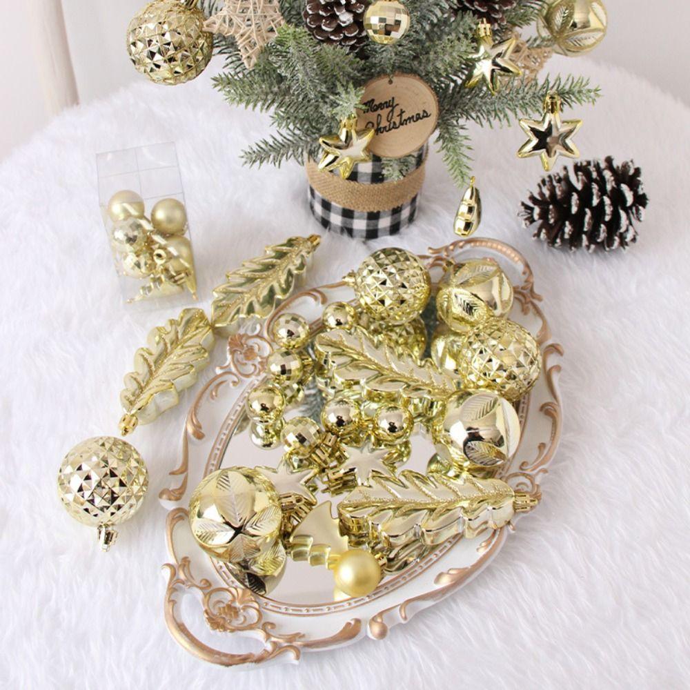 40 шт. Нежные шары неправильной формы Водонепроницаемая подвеска для украшения рождественской елки Свадьба