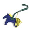 Rodeo PM Bag Charm Horse Cheval Charm Anyo Miro blue/Yellow X Green