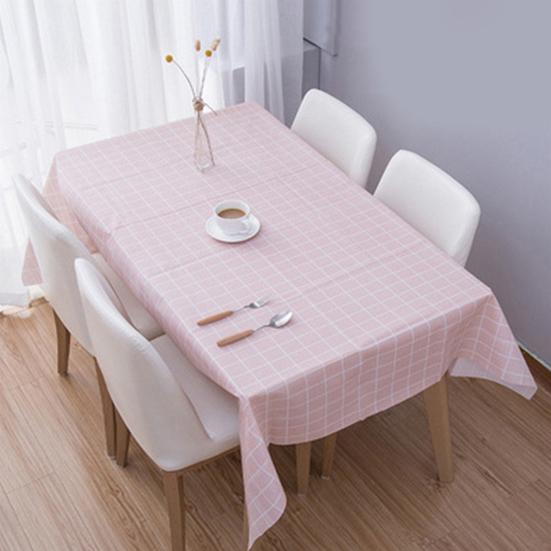 Dining Tablecloth Waterproof Protective PEVA Dining Room Kitchen Table Protector Cover Home Decor for Party