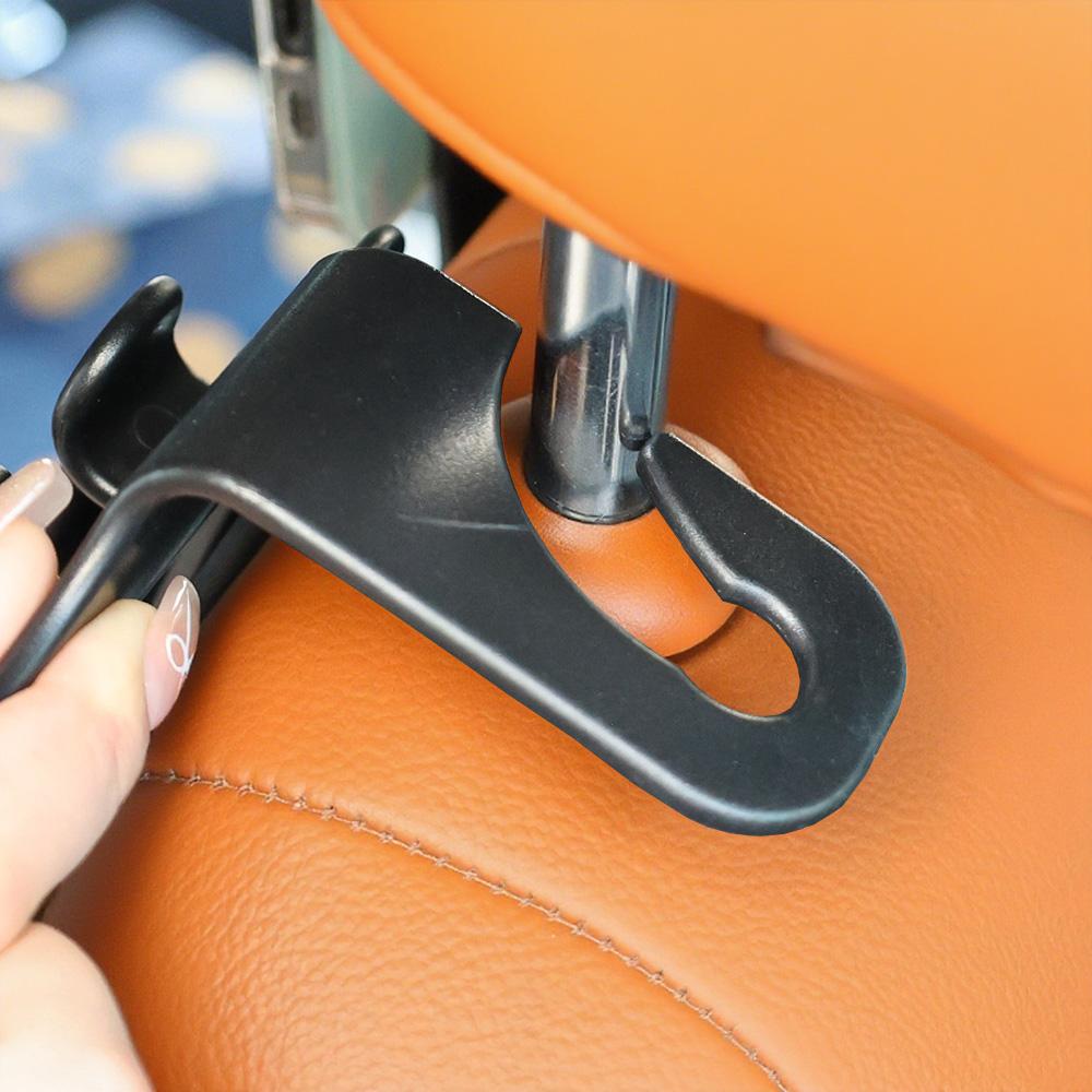 Универсальные крючки на подголовник автомобиля Сверхпрочный АБС-пластик Вешалка на спинку сиденья для сумок, продуктов, пальто, зонта Автомобильные аксессуары-органайзер