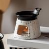 Многофункциональные керамические масляные горелки, подсвечники для чайных свечей с раздельным блюдцем и эффективной диффузией ароматов для дома