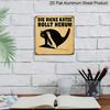 2D Flat 1pc Funny Fat Rolling Cat Metal Wall Art - Vintage Sign Suitable for Outdoor Use, Humorous Chubby Kitten Decor for Cat Lovers, Gift for