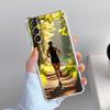 Чехол для телефона Samsung Galaxy S26 S25 S24 S23 S22 Ultra S20 S21 FE 5G Plus Мягкий прозрачный чехол Бег марафон Бег