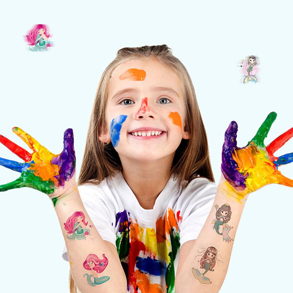 Наклейка на руку для девочек, боди-арт, динозавр, водонепроницаемые детские татуировки, наклейки, временные татуировки, поддельные татуировки