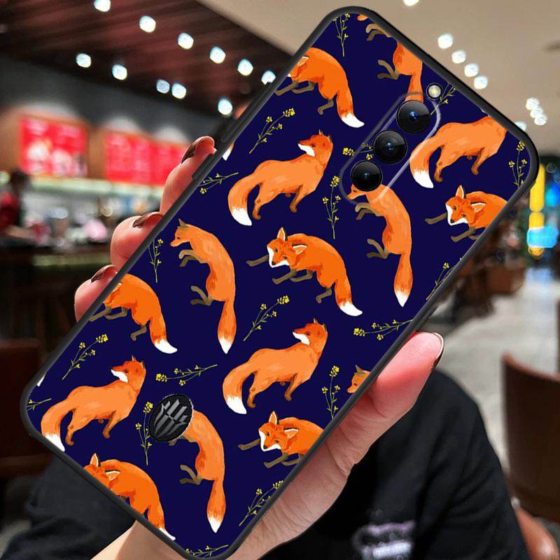 Cartoon Foxes Animal Case For ZTE Nubia Red Magic 10S 10 8 9 8S 9S 11 Pro Plus 5G 6R 6 7 6S 7S Pro 10 Air Cover