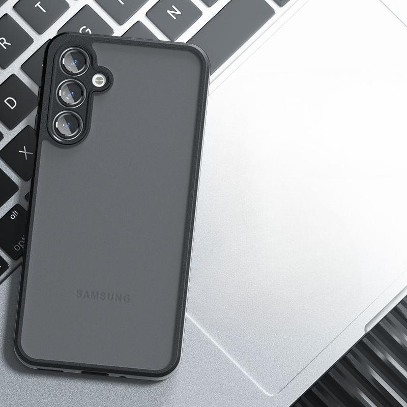 Подходит для Samsung A55 A16 Чехол для мобильного телефона Скин Матовый S25ultra Вырез под камеру Полностью закрывающий Чехол с защитой от падения и воздушной подушкой