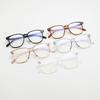 66021 Новые очки с квадратной оправой, защищающие от синего света, 2024, модные высококачественные простые и универсальные плоские очки