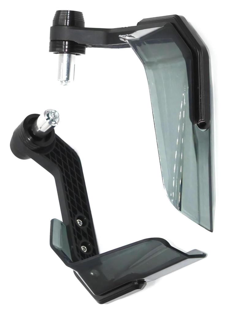 For Knuckle Guards and Handguards, Ninja 250, 300, 400, 650, 1000, 1000SX, Ninja 650 Motorcycle Handguard Shield, Windshield (Black)