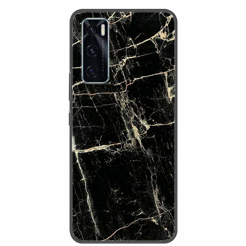 Чехол для Vivo Y70 Мраморный Мягкий Силиконовый Задние Чехлы для Телефона Vivo Y70 для Vivo Y70 Y 70 VivoY70 Coque Funda Милый Мультяшный