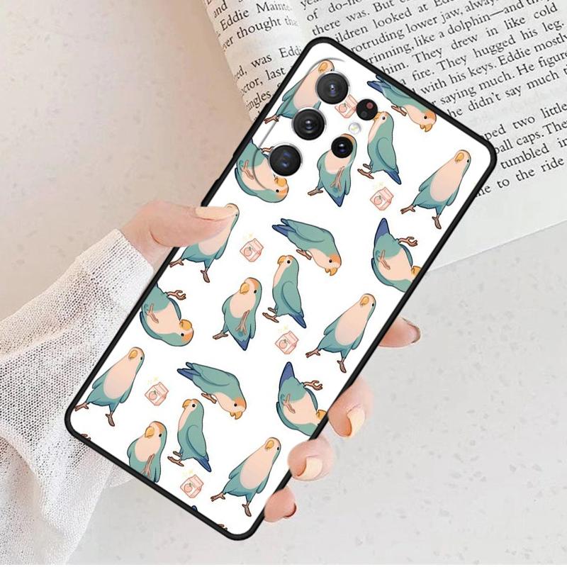 Colorful Parrots Phone Case For Samsung Galaxy S25 S23 S30 S8 S21 S20 FE S24 S22 Note 10 20 S8 Plus lite Ultra