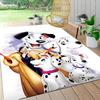 Dalmatian Dogs Lady Carpet Rug Soft Washable Anti Slip Home Living Room Sofa Mats Personalized Christmas Rug