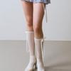 VINAJ Mini Jenny Rose Ribbon Socks (White)