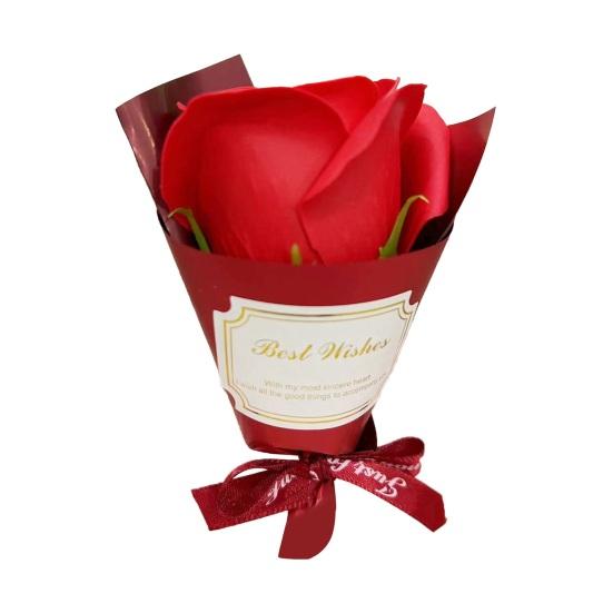 Мини-мыло для ароматерапии с ароматом букета роз, искусственный стабилизированный цветок розы, подарки на День святого Валентина для женщин, девушки, мамы, жены