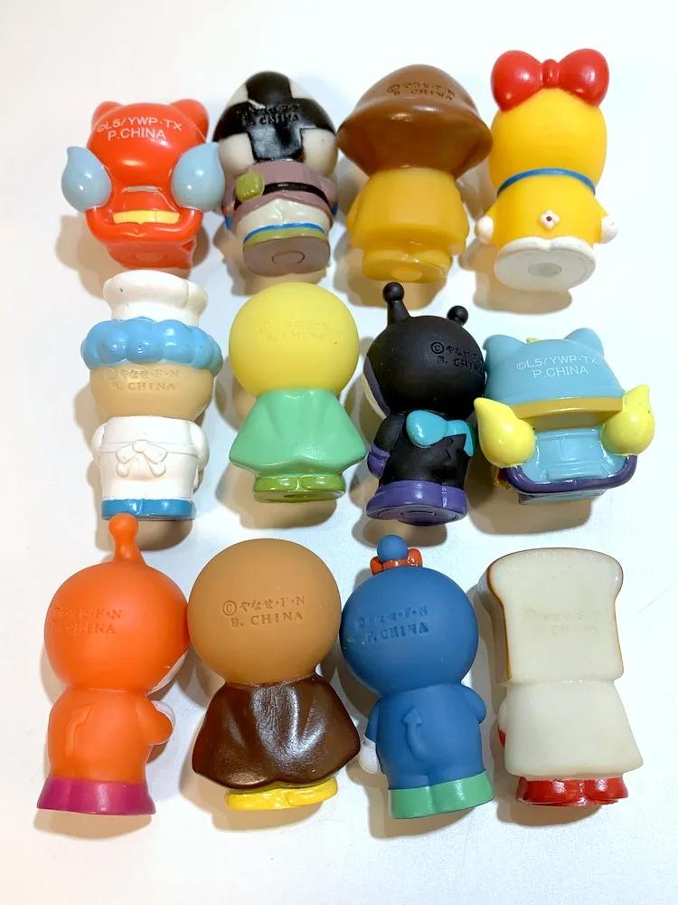 Anpanman Action Figure Anpanman Currypanman Baikinman Dokin-chan Melonpanna Shokupanman Cartoon PVC Model Desktop Ornament Toys