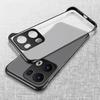 Applicable to opporeno14pro mobile phone case without border transparent matte Reno14 ultra-thin anti-drop protective case por