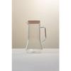 Glass Jug With Wooden Lid Vacuum 11,5x20,5cm - 1.200ml