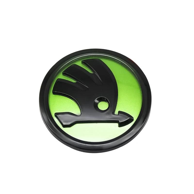 2025 Hot 8/9/10cm 3D Car Emblem Badge Hood Front Rear Trunk Logo For Skoda S Fabia 1 2 Octavia a7 RS Superb Rapid Yeti Karoq Vis