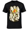 Movie Characters Collage Black Graphic T-Shirt