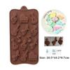 1-29 Handmade Silicone Mould Chocolate Candy Jelly Pudding Ice Mold Baking Tool