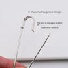 Bold Thick Metal Safety Pin for Clothes & Bags - Ideal for DIY Handmade Jewelry Accessories