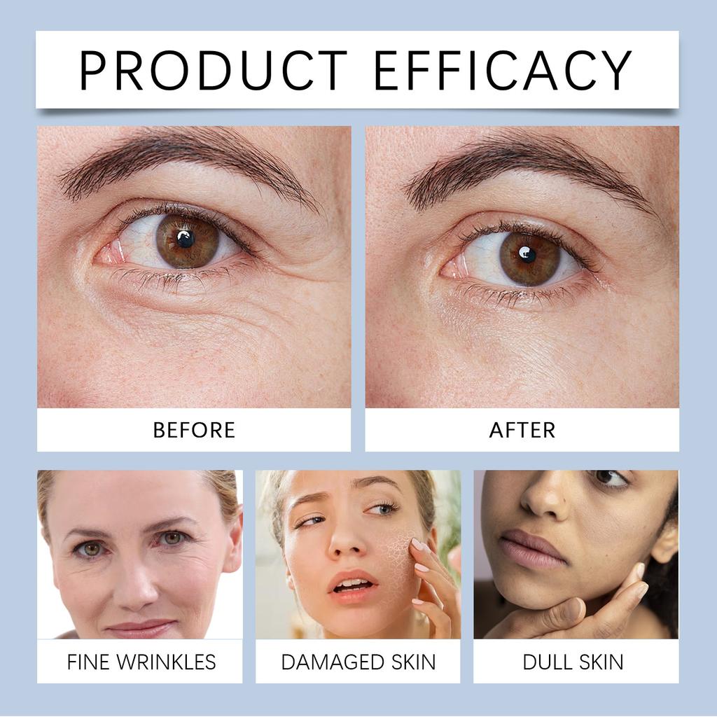 Сыворотка для лица против морщин с мгновенным эффектом, глубоко укрепляющая антивозрастная сыворотка, уменьшает тонкие линии и морщины, 60 мл