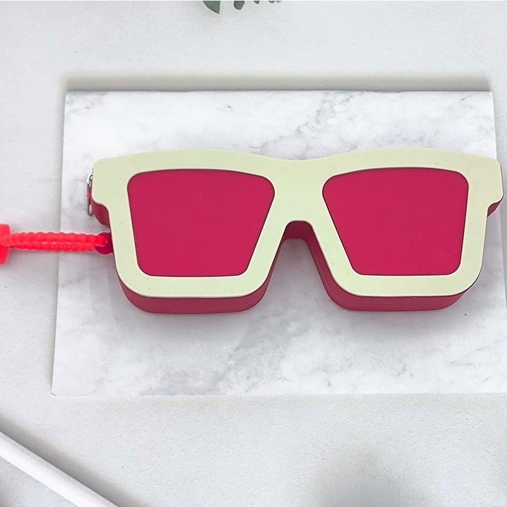 Food Grade Silicone Glasses Bag Vibrant Color Novelty Eyewear Organizer Desk Storage