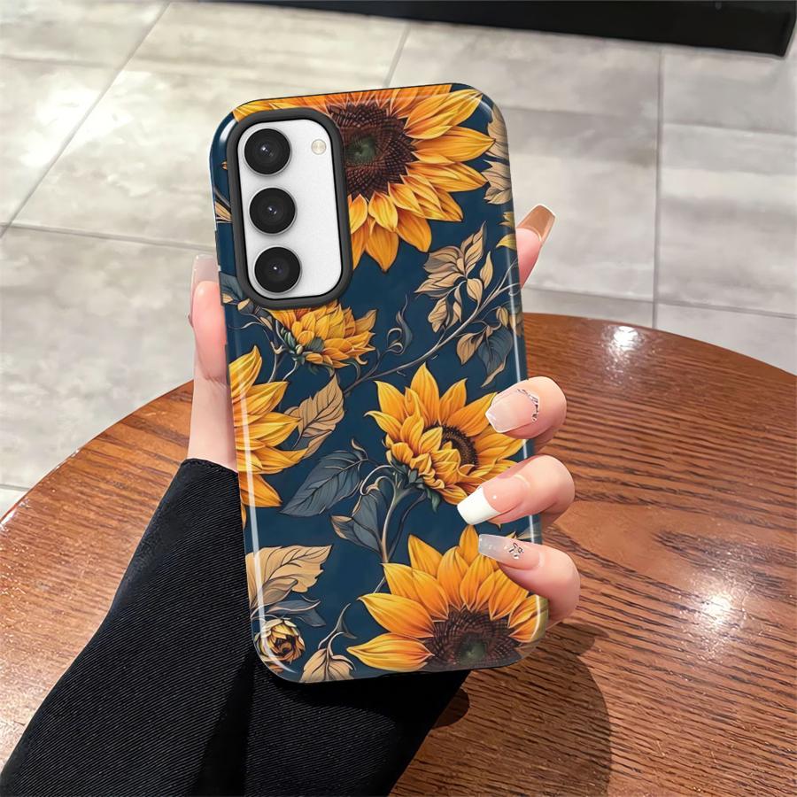 Чехол для телефона «Красота подсолнуха» для Samsung Galaxy S25 S20 FE S25Ultra A26 S23 A16 A56 A36 S24 Ultra S23Ultra Мягкий чехол Capa