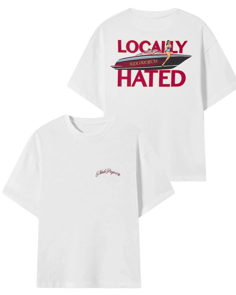 Летняя новинка 2025 года Женская футболка из 100% хлопка с принтом Харадзюку, мужская, с прорезями, в американском уличном стиле, свободного кроя, с вырезом горловины, Y2k