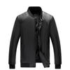 Men's Spring & Autumn PU Leather Baseball Collar Jacket - Fashionable, Casual, Versatile