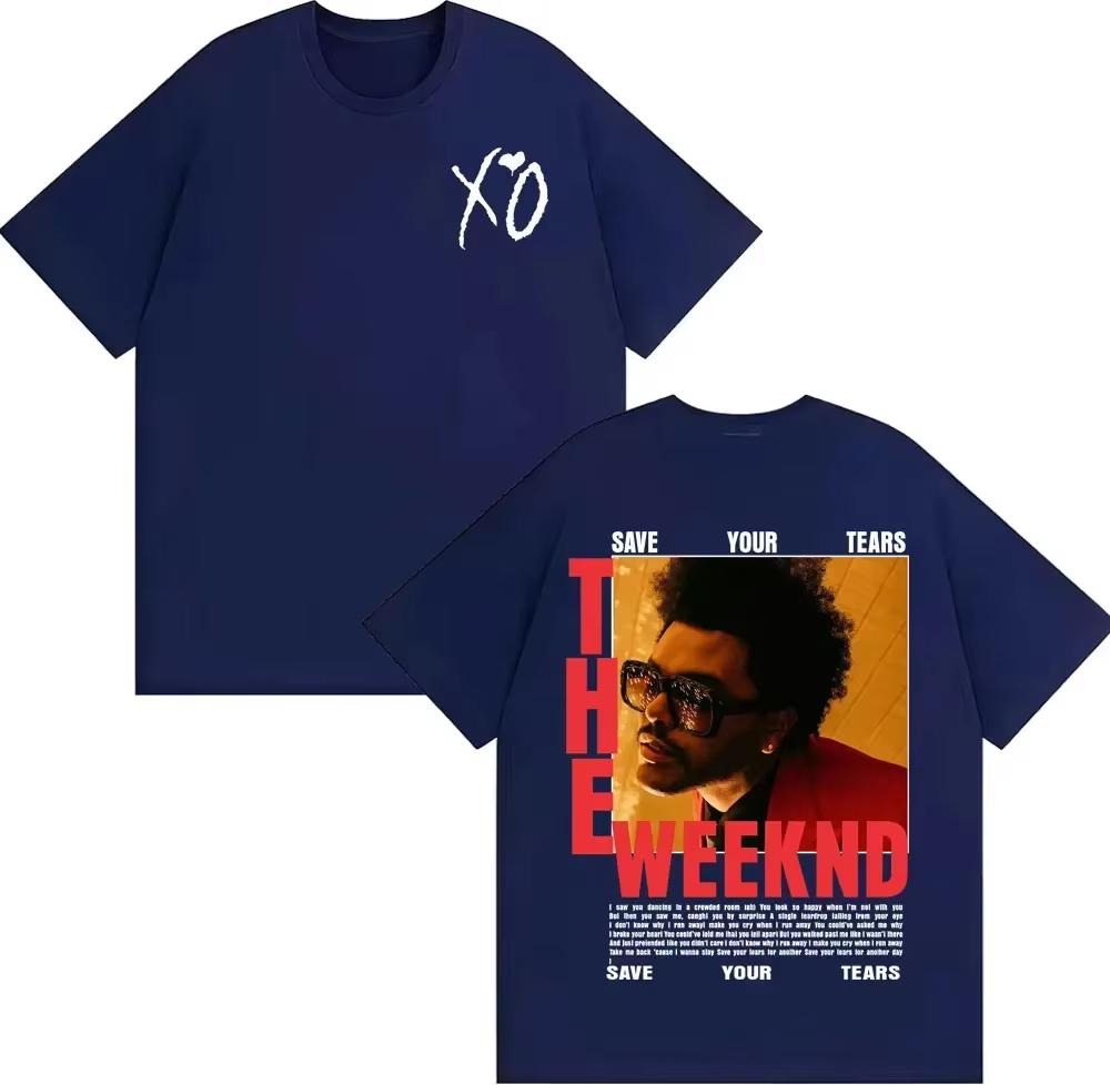 The Weeknd After Hours Til Dawn Европа 2026 Футболка Мужская Женская Мода Хип-Хоп Уличные Футболки Летние Топы Хлопковые Футболки