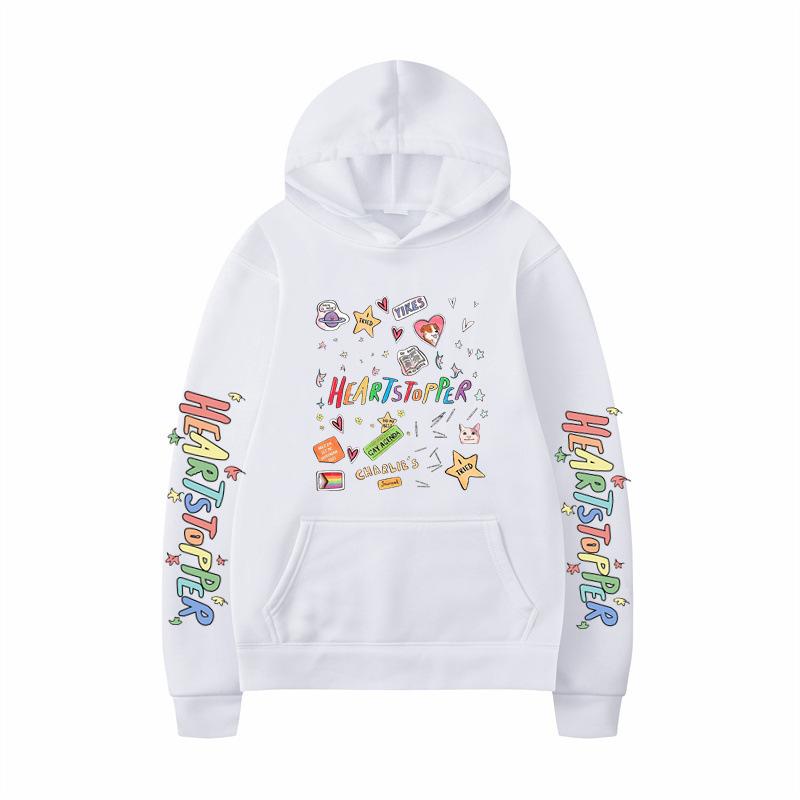 Nick And Charlie British Drama Heartstopper Jacket Loose Hoodie Hooded Sweater Man