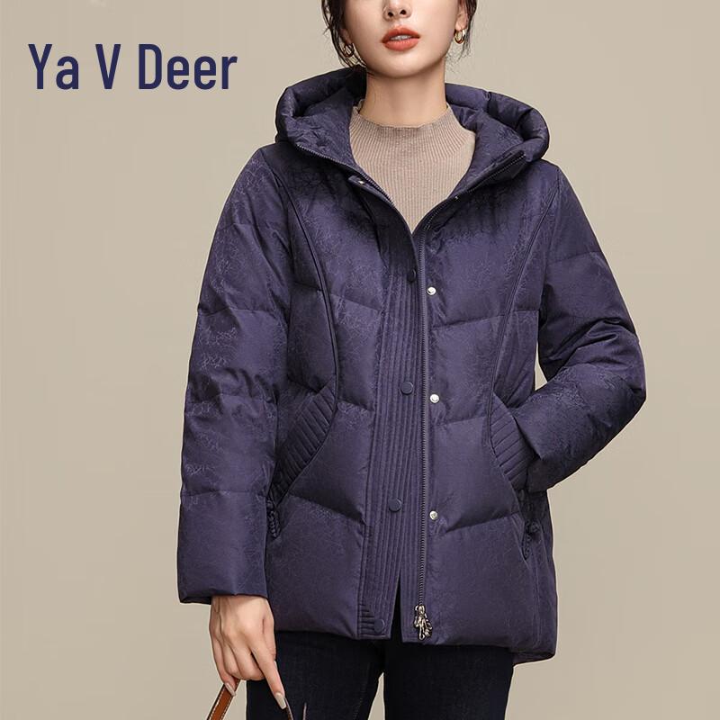 Женский зимний пуховик с капюшоном Yalu RS YYXFF86636