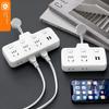 Удлинитель Smart USB с несколькими розетками, выключателем и многофункциональным расширением