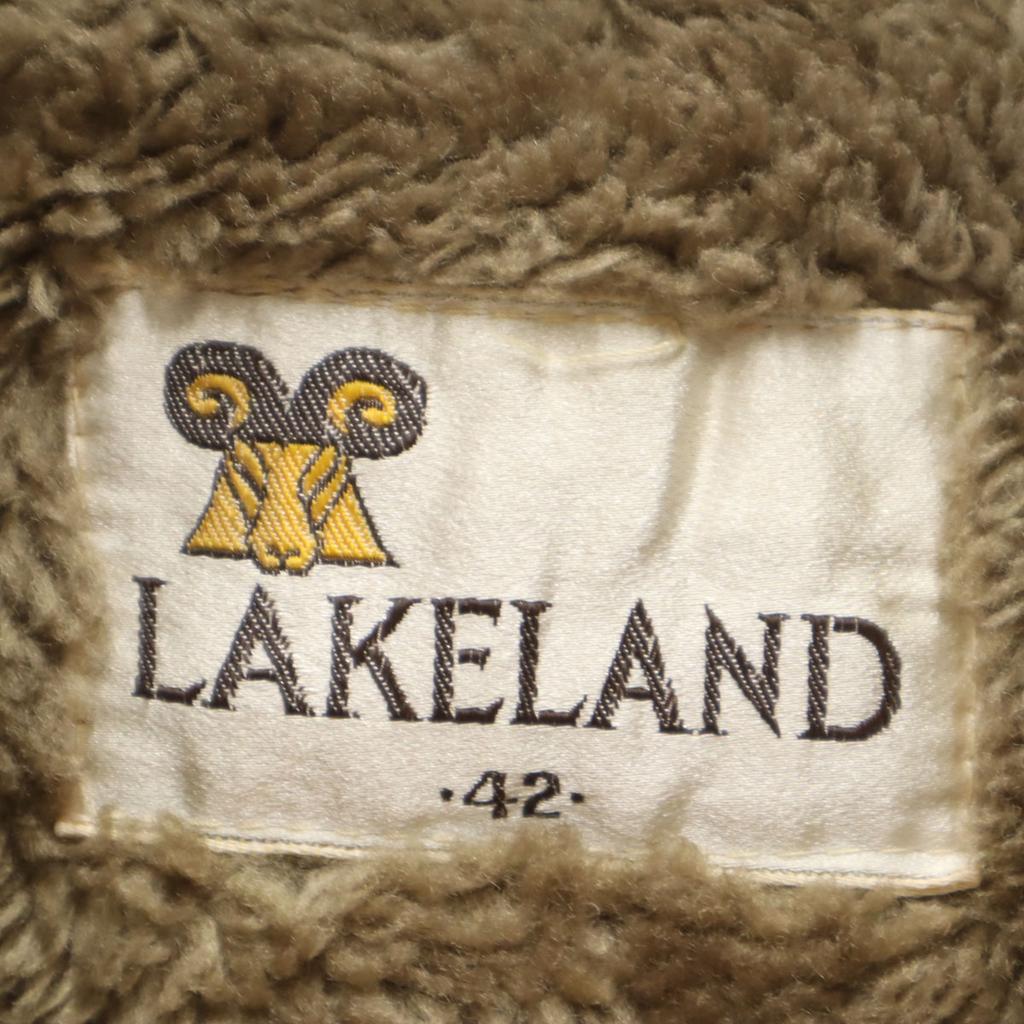 Lakeland винтажное пальто в стиле модов 70-х 42 бежевый молния TALON, флисовая подкладка Мужское Б/У
