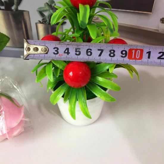 Искусственное растение, фрукты, бонсай, сад, сделай сам, свадьба, офис, домашний декор для рабочего стола