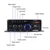 AK-380 Bluetooth Hi-Fi Аудиоусилитель 40 Вт x 2 Стерео Усилитель Мощности с Пультом ДУ USB SD AUX Вход Для Дома/Автомобиля